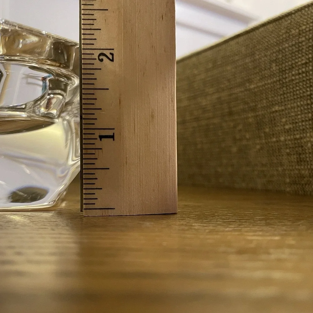 Chunky Tea Light‎ Candle Holder - Orrefors Tornado Jan Johansson Sweden